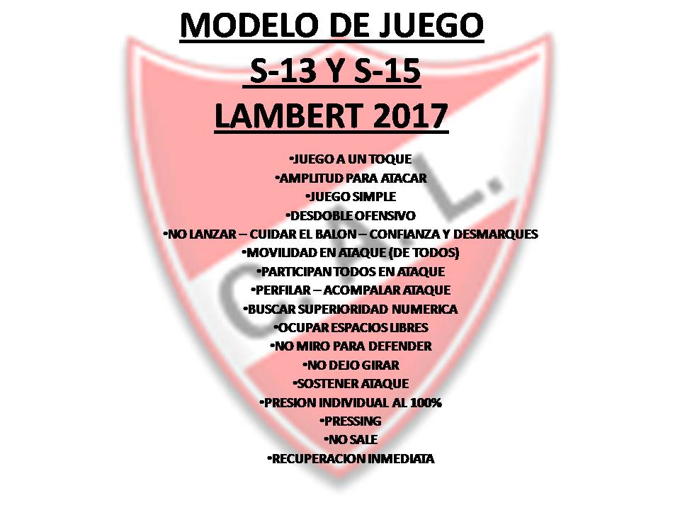 MODELO DE JUEGO CAL 2017 - IGNACIO SAN EMETERIO